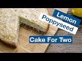🍋 Lemon Poppy Seed Cake For Two Recipe