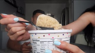 THIS TIKTOK FOOD HACK WILL CHANGE YOUR LIFE! ICE CREAM MUG CAKE! screenshot 2
