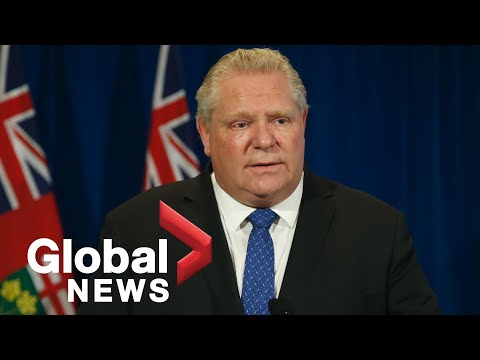 Coronavirus outbreak: Ford confident Ontarians will follow rules if reopening scaled back | FULL
