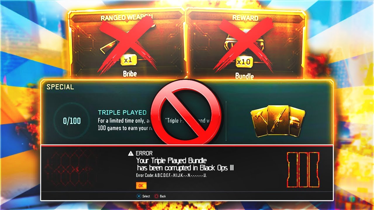 Black Ops 3 Steals His Triple Played Bribe! (Bo3 New Dlc Weapons)