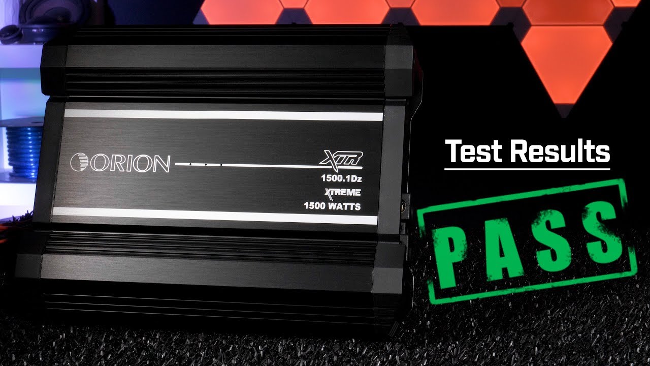 Orion XTR1500.1Dz 1500W RMS 4 ohm load TESTED YouTube