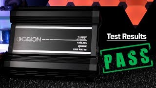 Orion XTR1500.1Dz 1500W RMS - 4 ohm load TESTED