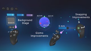 Celebrity Update - Background stage, Easy access to grid settings, Gizmo Improvements Profile