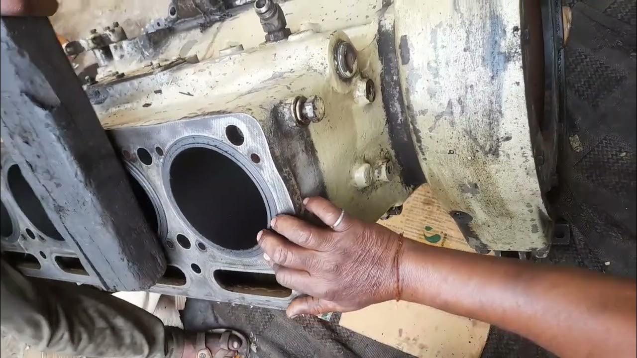 Cummins Cylinder Liner block me kaise fit karte hai. (Hindi) YouTube