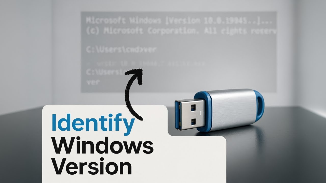 How To Determine What Version of Windows On a USB Bootable Device ...