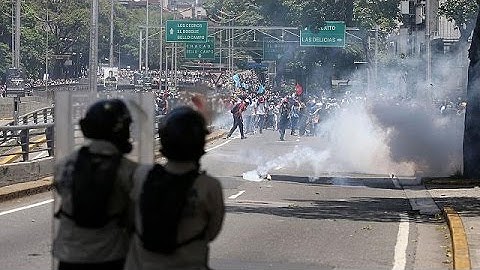 Crece la tensión en Venezuela. Al menos 17 heridos en las protestas de este sábado contra el…