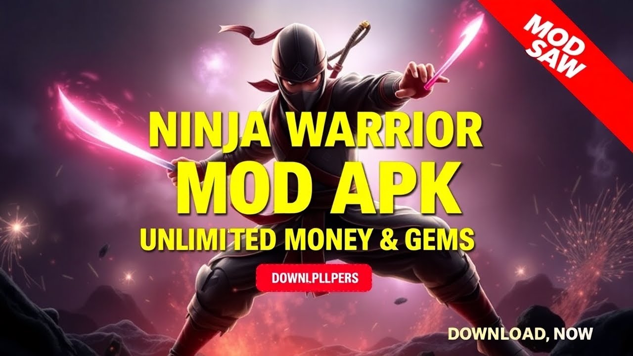 Ninja Warrior MOD APK 1.86.1 (Unlimited Money and Gems). YouTube