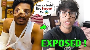 Paras Official Exposed Big Youtubers Who Not Support Him - Sourav Joshi 😱