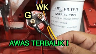 CARA WIRING KABEL BODY MESIN DIESEL