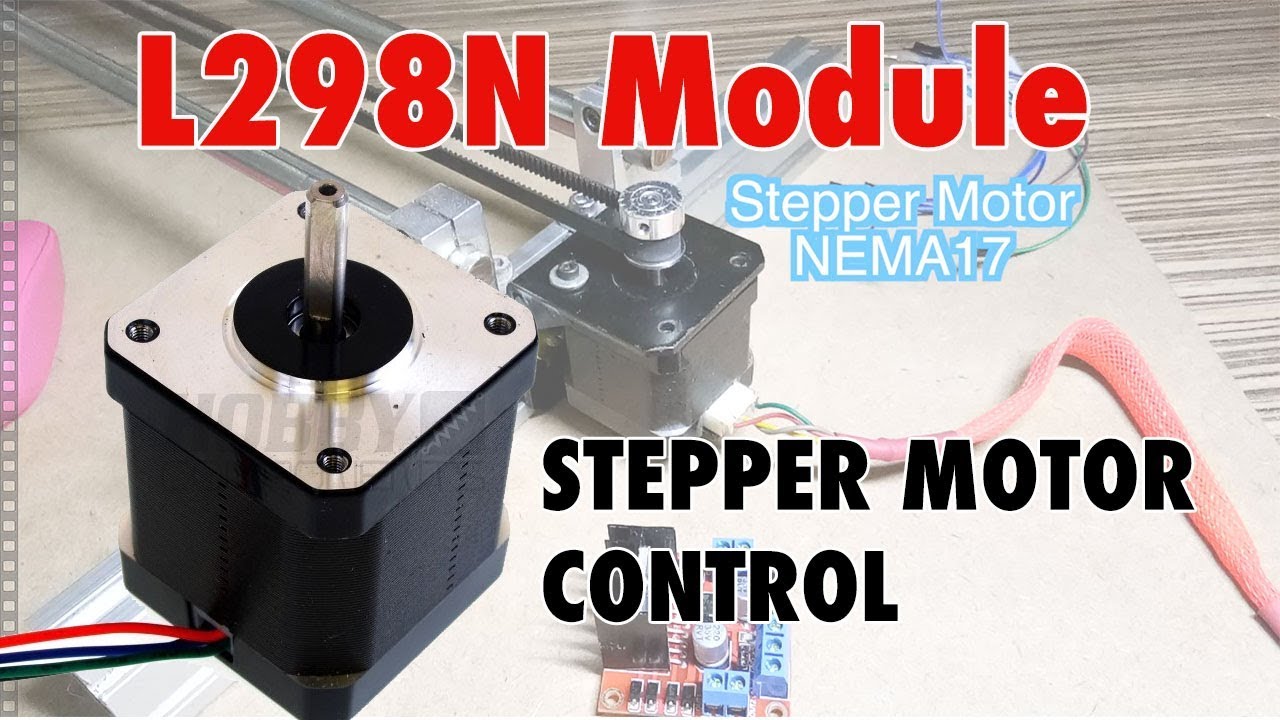 NEMA 17 Stepper Motor Control using L298N Arduino tutorial - YouTube