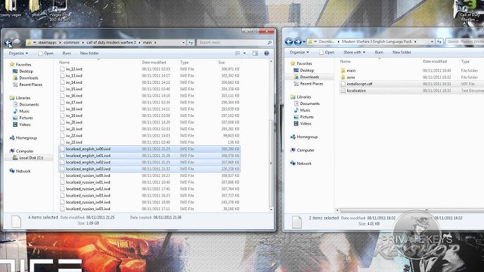How To Change Call Of Duty Modern Warfare Remastered Language Russian To  English 