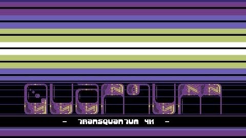 C64 4K Intro: Transquantum4k by Quantum! 23 November 2024 !
