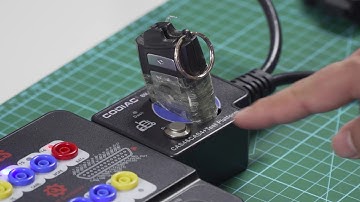 VVDI Key Tool Plus Program CAS4 Key on Bench with GODIAG CAS4 Test Platform