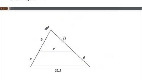 7.4a - Parallel Lines and Proportions