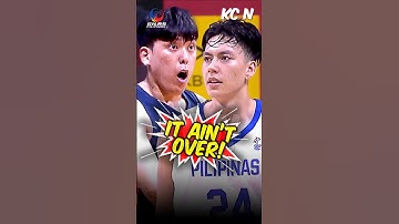 Dwight Ramos rushed for a LAST SECOND Hammer Dunk vs South Korea!