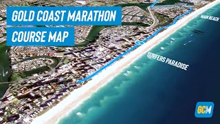 2023 Gold Coast Marathon Course Map