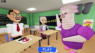 Download Lagu EVIL TEACHER and EVIL KAREN FELL ASLEEP IN THE EVIL TEACHER'S CLASS? New Cute Obby! MP3
