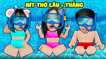 SAMMY THỬ THÁCH NÍT THỞ LÂU DƯỚI NƯỚC = THẮNG SIÊU KHÓ TRONG ROBLOX