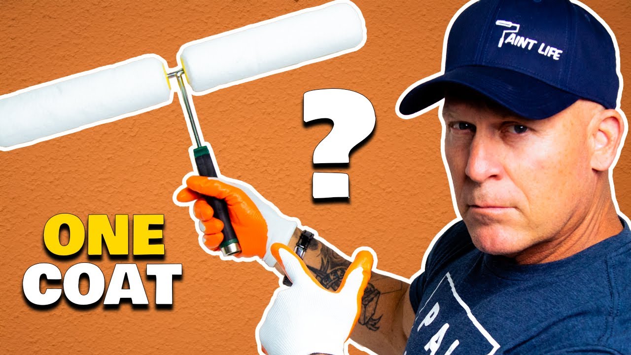 How To Paint In One Coat. Painting Walls In One Coat Like A Pro. YouTube