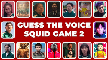 SQUID GAME 2 QUIZ 😱🎲🦑 Guess the Characters by Their Voice 🔊