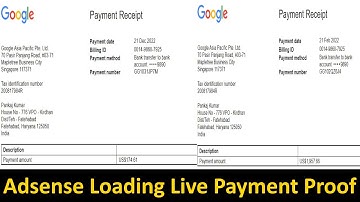 Adsense Loading Live Payment Proof || Adsense Loading safe Method
