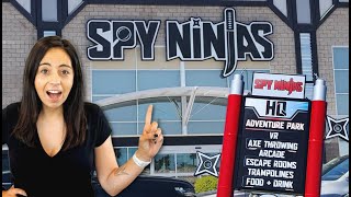 WE WENT TO SPY NINJAS HQ | FIRST YOUTUBER THEME PARK