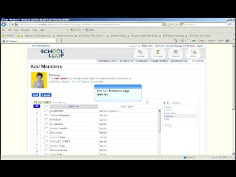 Groups Add Members demo