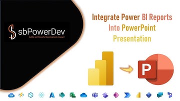 Integrate Power BI Reports Into PowerPoint Presentations | #sbPowerDev