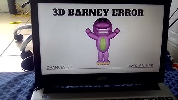 3d Barney error(part 1 ) *lazy