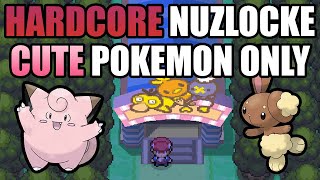 Pokémon Platinum Hardcore Nuzlocke - Cute Pokémon Only! (No uglies, No items, No overleveling)