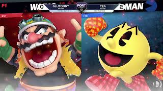 Glutonny (Wario) vs Tea (Pac-Man) - Top 32 - Port Priority 8