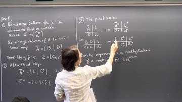 Linear Programming. Lecture 20. Proof of the matrix form. Review for exam 2.