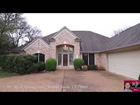 907 Rock Spring Cove, Round Rock, TX home video tour
