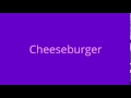 Cheeseburger