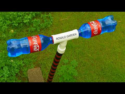 60-year-old plumber's amazing inventions! free water energy source from empty plastic bottles + pvc!