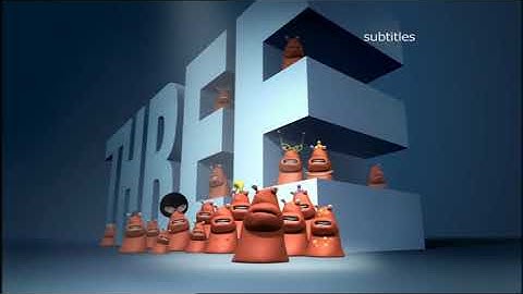 BBC Three farewell to the blobs ident.