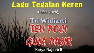 WEDANG TEH POCI - Tri Widiarti || Lagu Tegalan Keren karya Najeeb B ( Video Lirik )