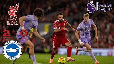 Liverpool vs Brighton: Ekitike Scores in 2-0 Victory Highlights #liverpool #hugoekitike #brighton