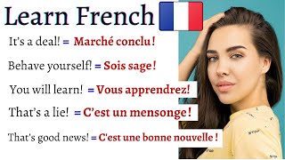 FRENCH Sentences, Phrases and Words for DAILY CONVERSATIONS | Learn French | Apprendre le français