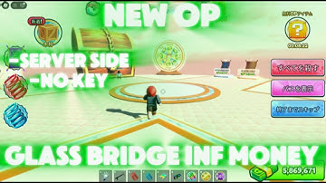 [the $1,000,000 glass Bridge] Script roblox Inf Money🤑💸