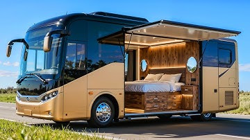 Couple Transforms Bus into Luxury Mobile Home | Full Conversion by @Rehabit8