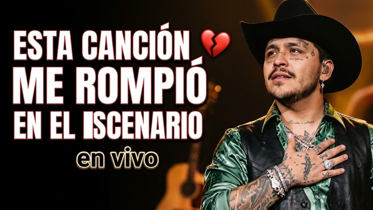 Te Iba a Mandar Esta Canción (EN VIVO) 💔 | Christian Nodal Style | Dolor Real en el Escenario