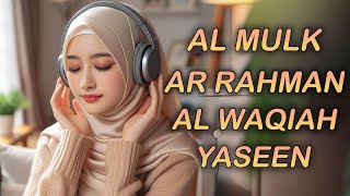 Quran Recitation for Sleep | Surah Al-Mulk, Al-Waqi’ah, Ar-Rahman, Yaseen | Soothing Voice