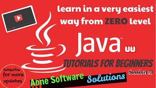 Java Tutorial For Beginners | step by step tutorial | Tokens