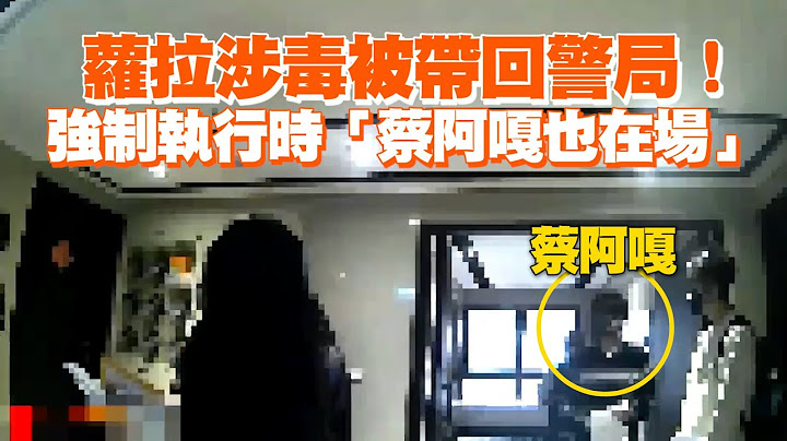 蘿拉涉毒被帶回警局！　強制執行時「蔡阿嘎也在場」