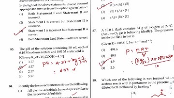 NEET 2022 Solutions | Answer Key | Chemistry