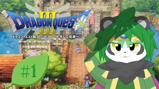 【ドラクエ３リメイク】仲間とともに闇を打ち払うやろ！【パンダVtuber/翠浜リプル】