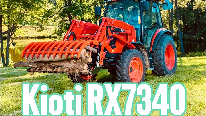 Kioti RX7340 walk around video 🚜#kioti#canada#farming#diy#tractor#excavator
