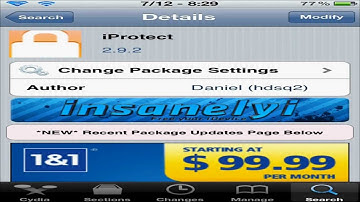 iProtect - Tweak - Lock Your Apps Instead Of Your Lock Screen!