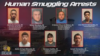 Seven people facing several charges in Bexar County human smuggling case